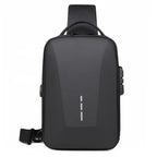 Anti-Theft Crossbody Chest Pack with USB Charging Port – Fashion Business Travel Shoulder Bag