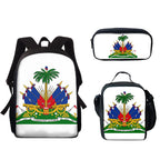 3-Piece Backpack, Lunch Bag & Pencil Case for Students and Travelers