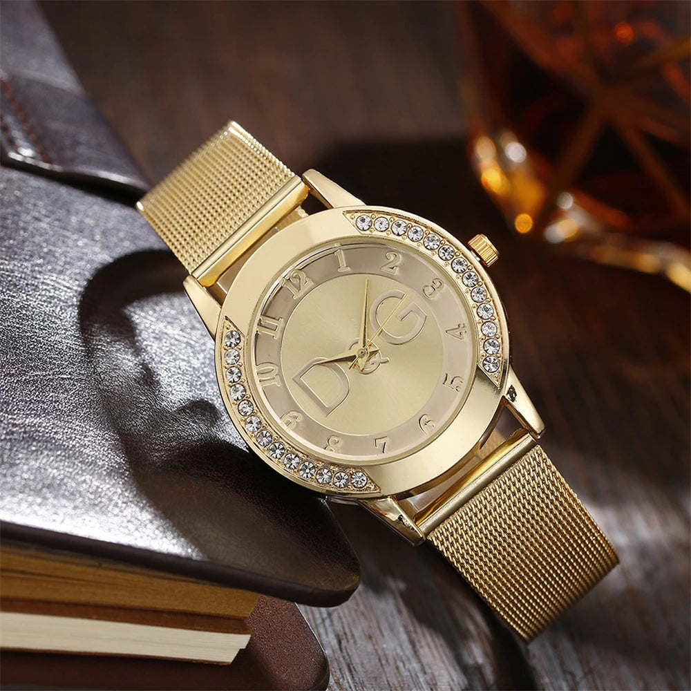 ✨Diamond Elegance Women's Quartz Watch