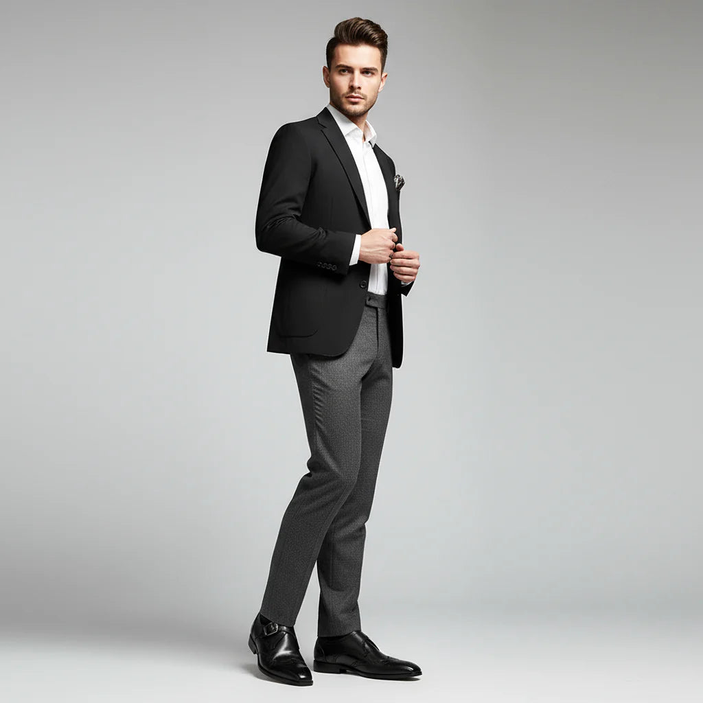 Luxury Men’s Monk Strap Oxfords – Italian