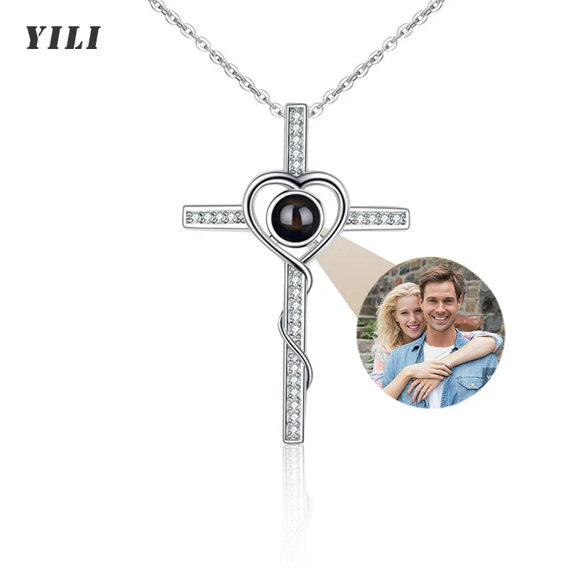 Personalized Photo Projection Necklace