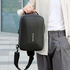 Anti-Theft Crossbody Chest Pack with USB Charging Port – Fashion Business Travel Shoulder Bag
