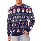 Santa Claus Deer 3D Hoodie