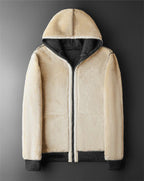 Winter Lambswool Hooded Jacket