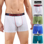 4PCS Men’s Premium Cotton Boxer Shorts