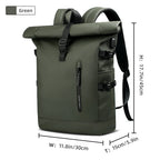 Heroic Knight Rolltop Travel Backpack