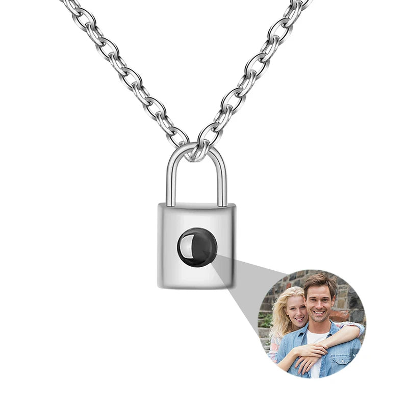 Personalized Photo Projection Necklace