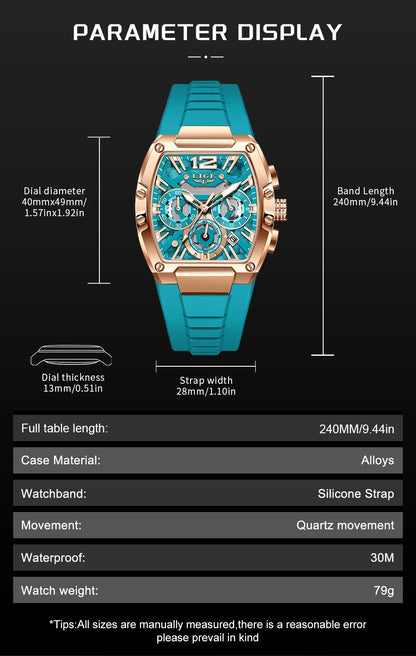 Men's Military Chronograph Watch