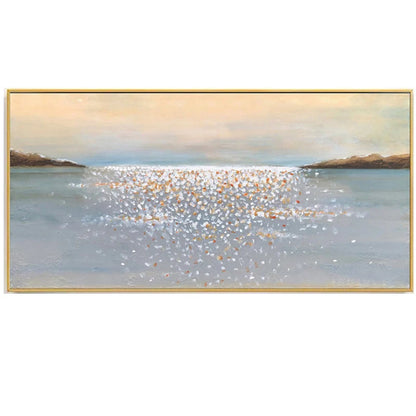 Large Hand-Painted Abstract Oil Painting
