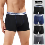 4PCS Men’s Premium Cotton Boxer Shorts