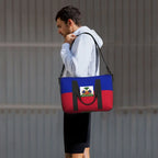 Haiti Flag Large Capacity Travel Tote
