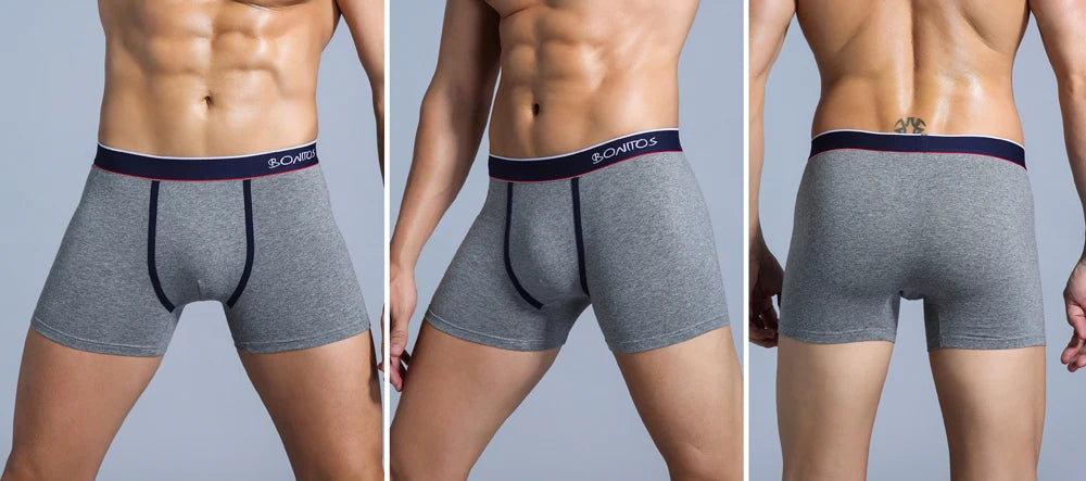 4PCS Men’s Premium Cotton Boxer Shorts
