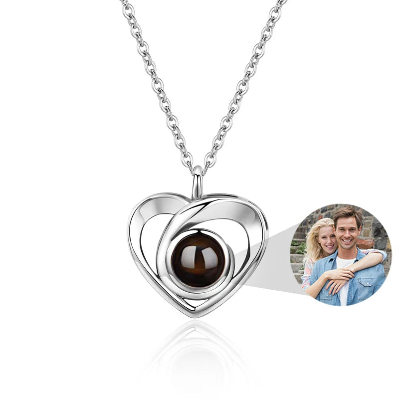 Personalized Photo Projection Necklace