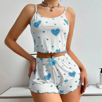 2-Piece Short & Tank Top Sleepwear