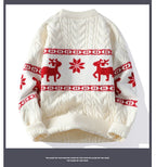 Deer Knit Sweater for Men