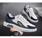 Men’s Leather Low-Top Casual Sneakers –