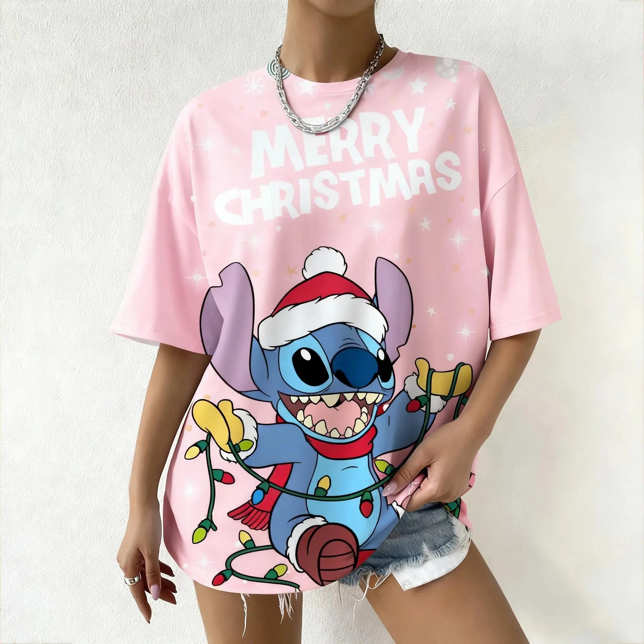 Women’s Disney Stitch Christmas Tee