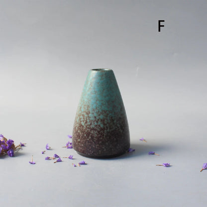 Minimalist Black Ceramic Vase