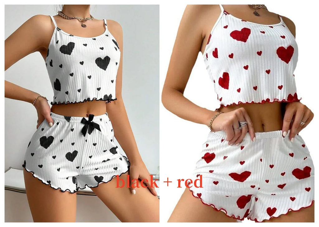 2-Piece Short & Tank Top Sleepwear