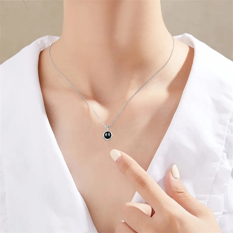 Personalized Photo Projection Necklace