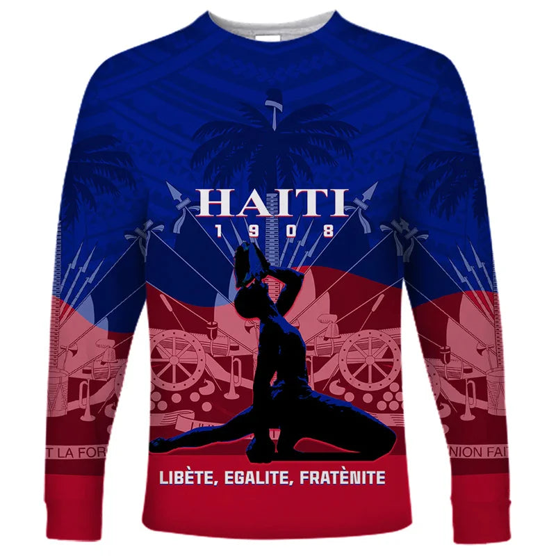 Unisex Long Sleeve,  Mens Negre Marron Design"