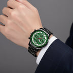 Deyros Stainless Steel Quartz Watch – Business