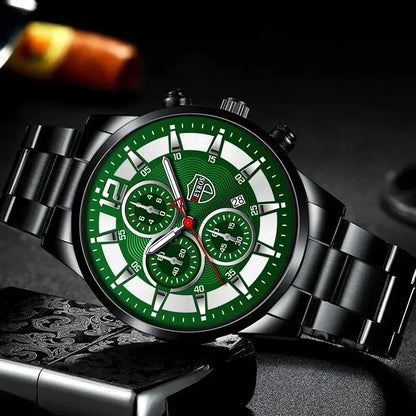 Deyros Stainless Steel Quartz Watch – Business