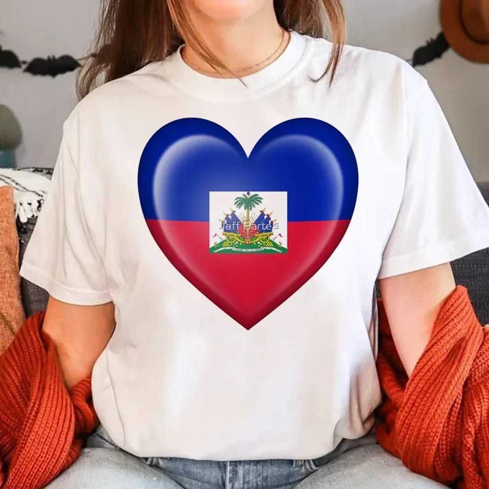 Haiti  T-Shirt – Bold, Fun & Aesthetic Streetwear for Women