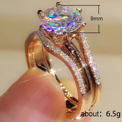 Classic 6-Claw Design Wedding & Engagement Band for Women