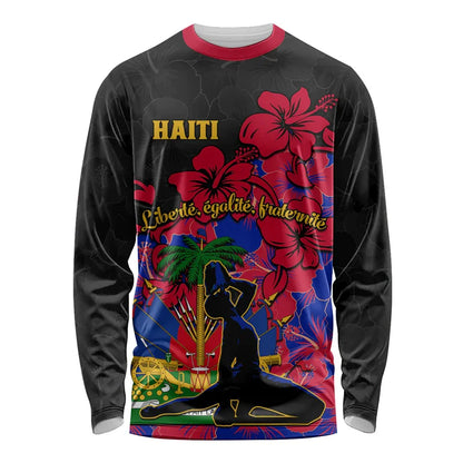 Unisex Long Sleeve,  Mens Negre Marron Design"