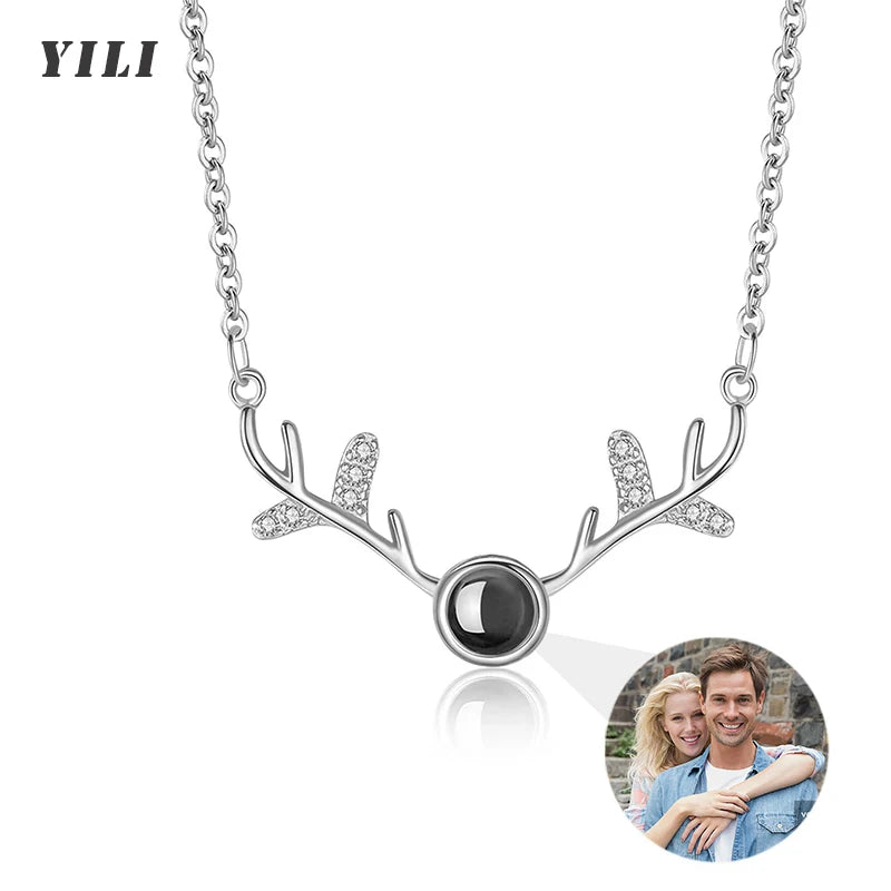 Personalized Photo Projection Necklace