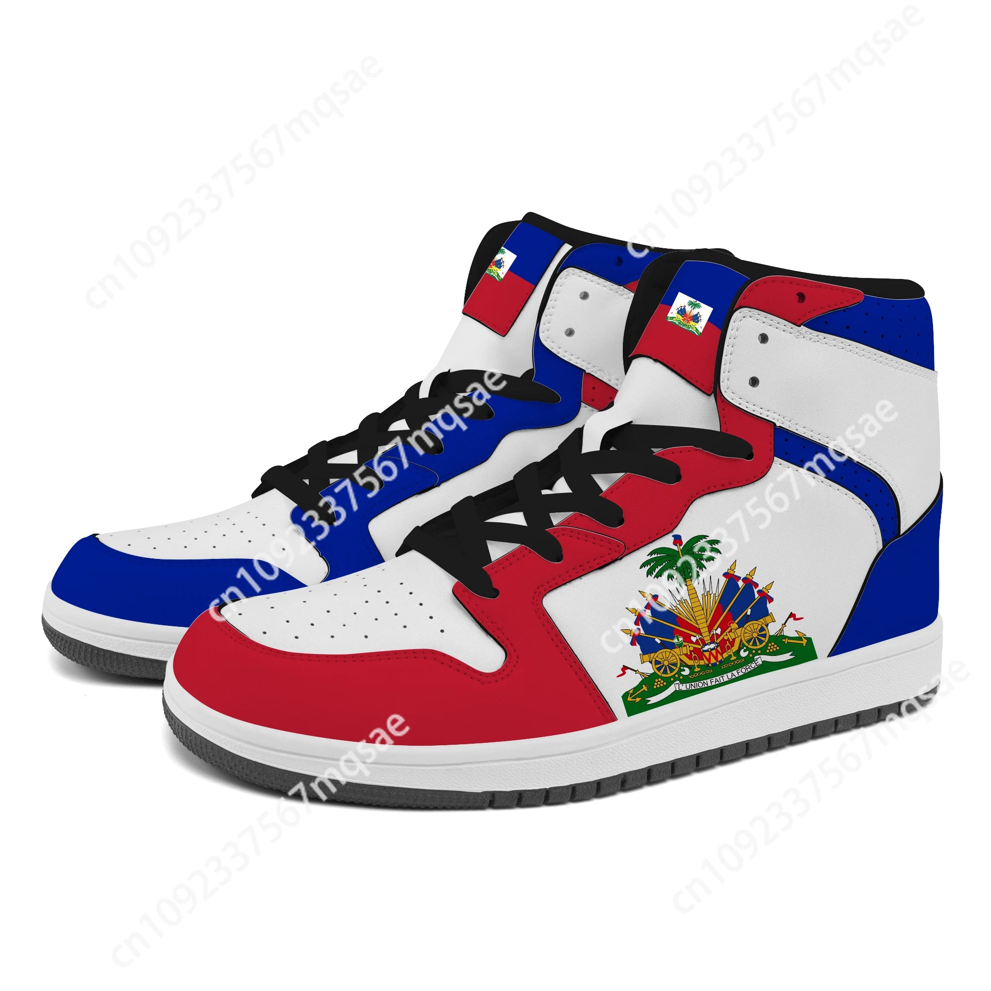 Men Women Custom Sneaker Shoes Haiti Flag