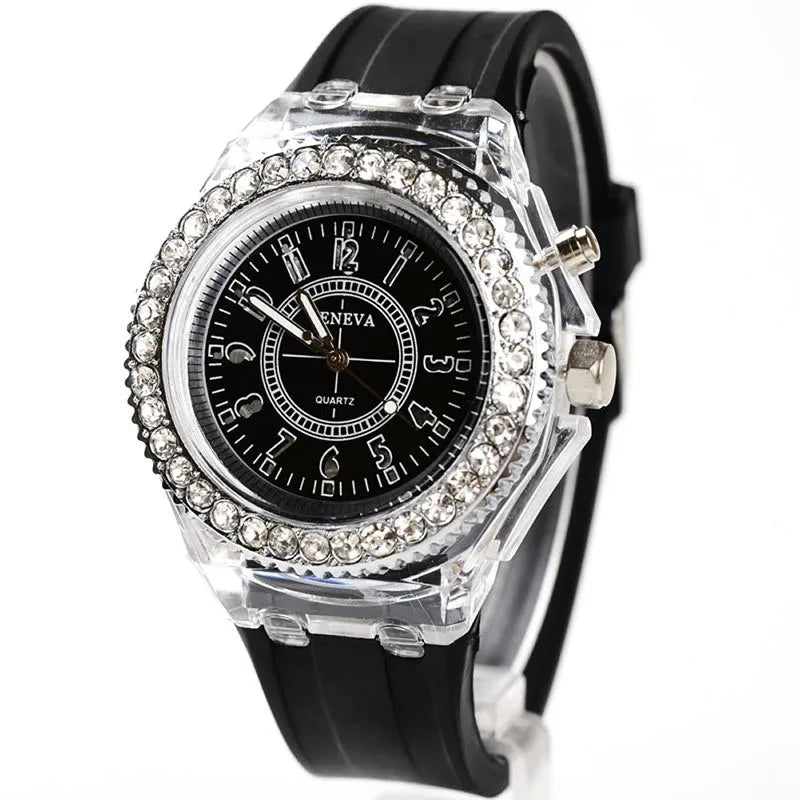 Luxury Dual Display Ladies & Men’s Quartz LED Sport Watch