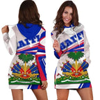 New Fashion Caribbean Vibes  Hoodie Dress