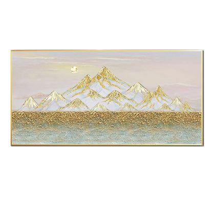 Large Hand-Painted Abstract Oil Painting