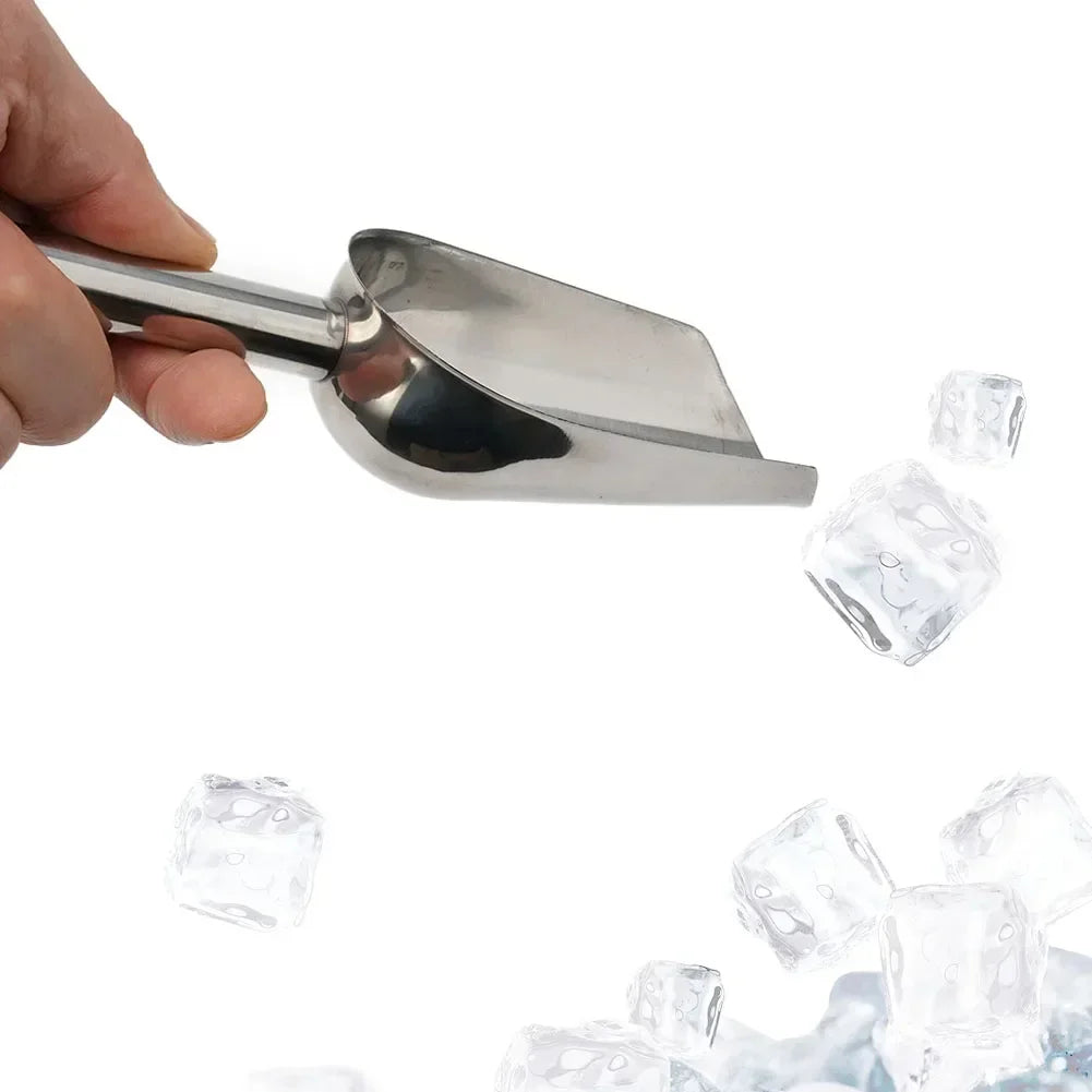 Premium Stainless Steel Ice Scoop