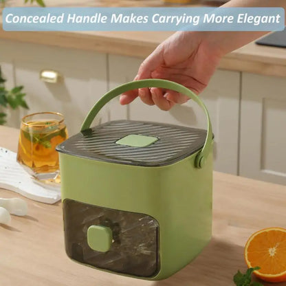 Grid Reusable Ice Cube Tray with Storage