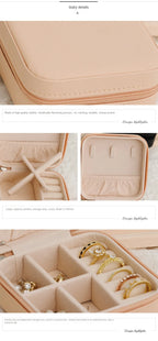 Compact Jewelry Box with Earring Holder