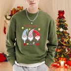 Men’s Merry Christmas Gnome Printed Sweatshirt