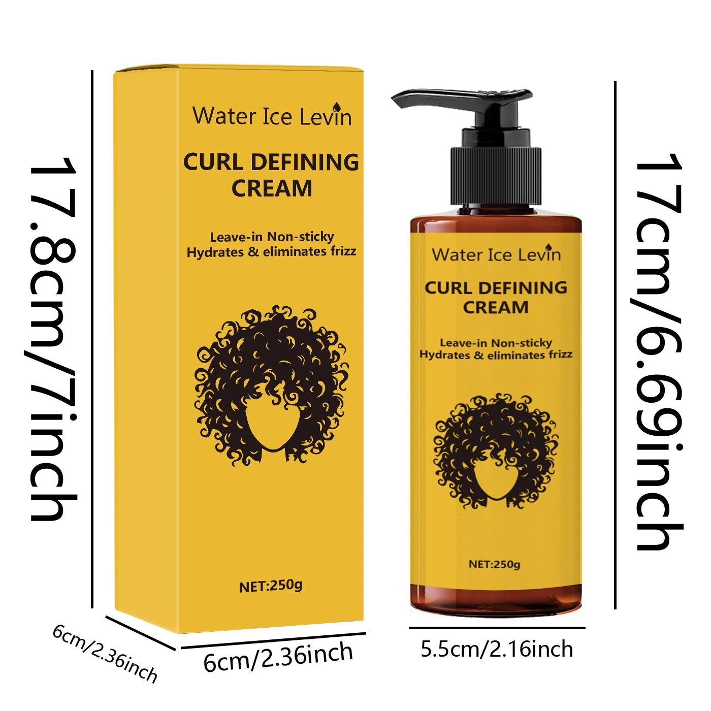 BounceFlex Elastic Styling Cream – Deep Moisturizing Cream for Soft, Fluffy & Defined Curls | All Hair