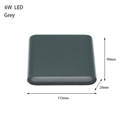 Modern Aluminum Wall Lamp for Outdoor & Indoor