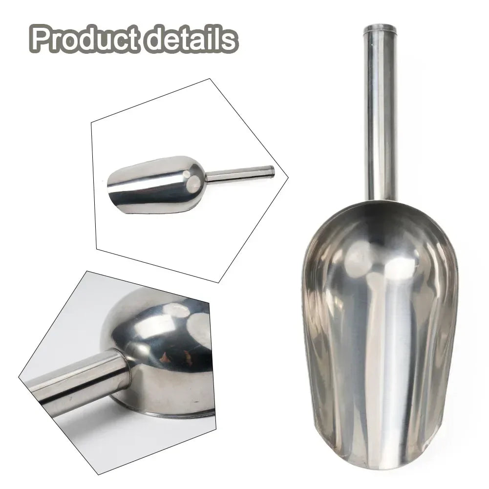 Premium Stainless Steel Ice Scoop