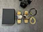 Men’s Luxury Watch & Jewelry Gift Set