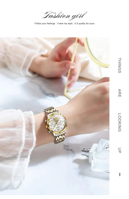 🕒   Moon Phase Watch Set – Waterproof