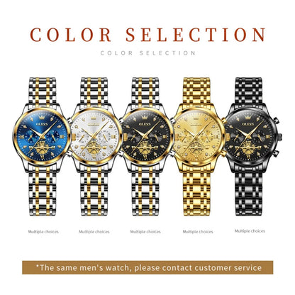 🕒   Moon Phase Watch Set – Waterproof