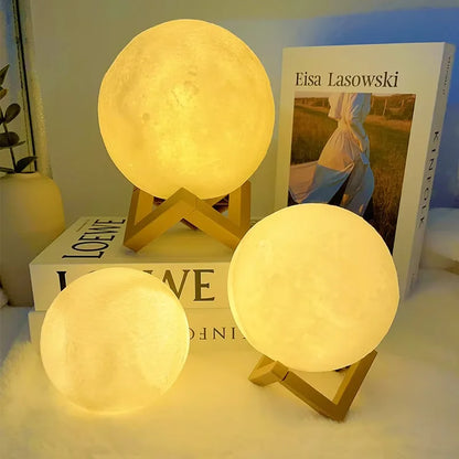 LED Moon Galaxy Night Light