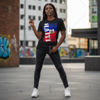 Haiti Flag Sports Casual T-Shirt