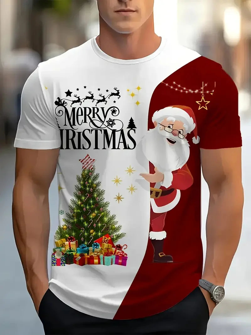 Funny Cartoon Santa Claus T-Shirt