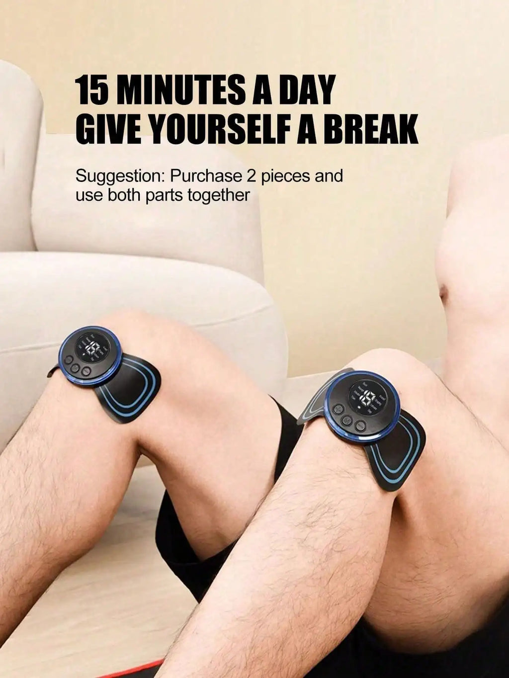 Portable Cervical Massager with Remote - Multi-Mode Pain Relief