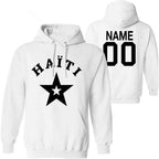 Haiti Flag Sweatshirt – Personalized Name & Number | Men & Youth College Style